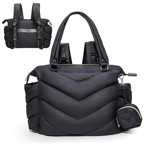 Puffer Tote Diaper Bag