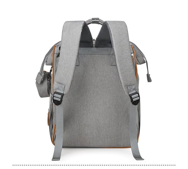 Diaper Backpack with Small Pacifier Bag & Reflective Strip 4 Diaper Backpack with Small Pacifier Bag & Reflective Strip - Image 3