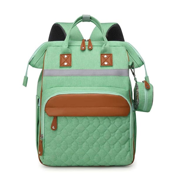 Diaper Backpack with Small Pacifier Bag & Reflective Strip 13 Diaper Backpack with Small Pacifier Bag & Reflective Strip - Image 12