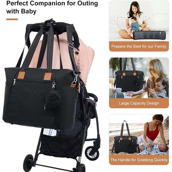 3-in-1 Diaper Bag With First Aid Small Bag - Image 4
