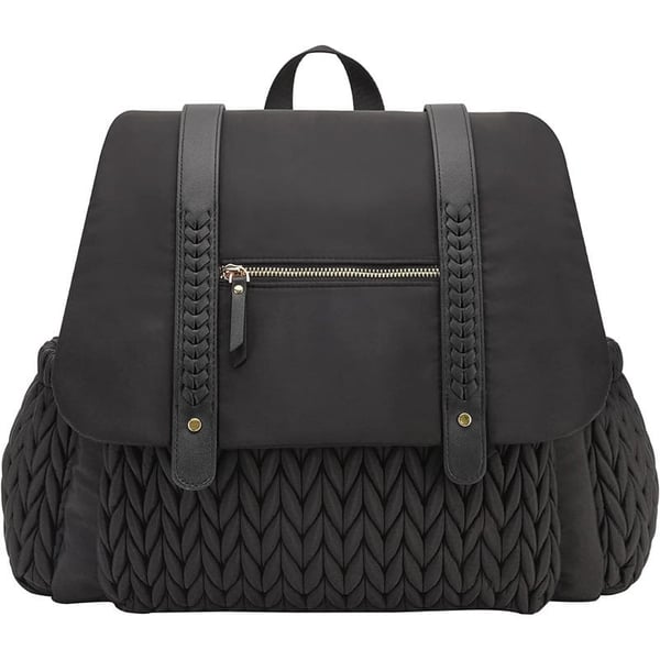 Quilted Diaper Backpack Premium Multifunctional Nappy Bag 7 diaper bag design