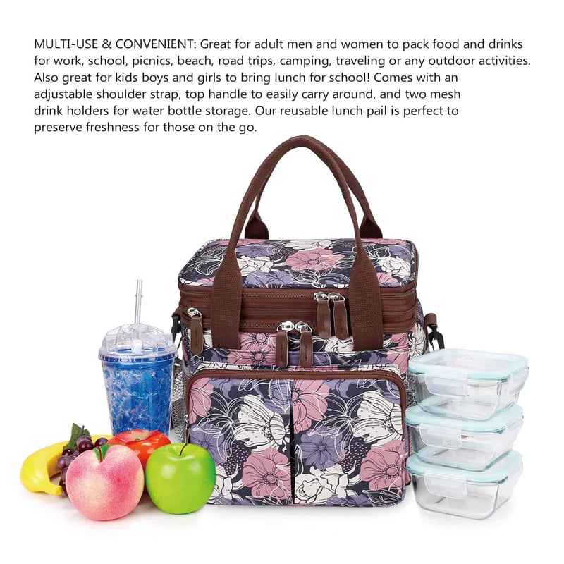 Double Layer Expandable Lunch Box