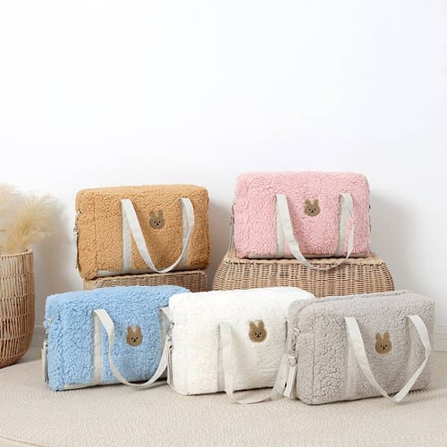 Cozy Lamb Fleece New Tote Bag for Moms On the Go