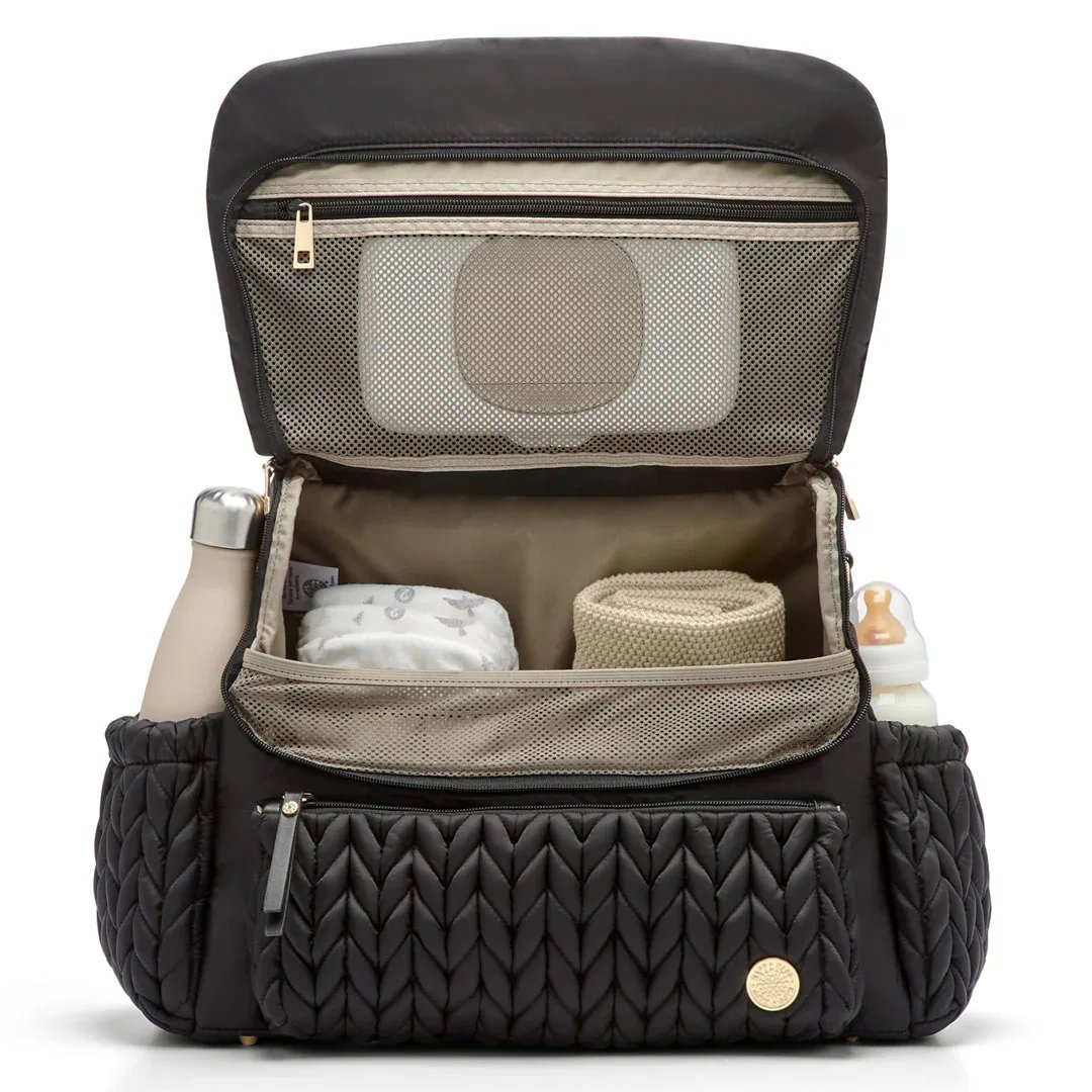 quilted diaper bag backpack