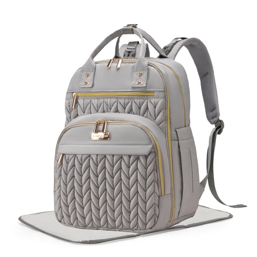 waterproof quilted diaper backpack 