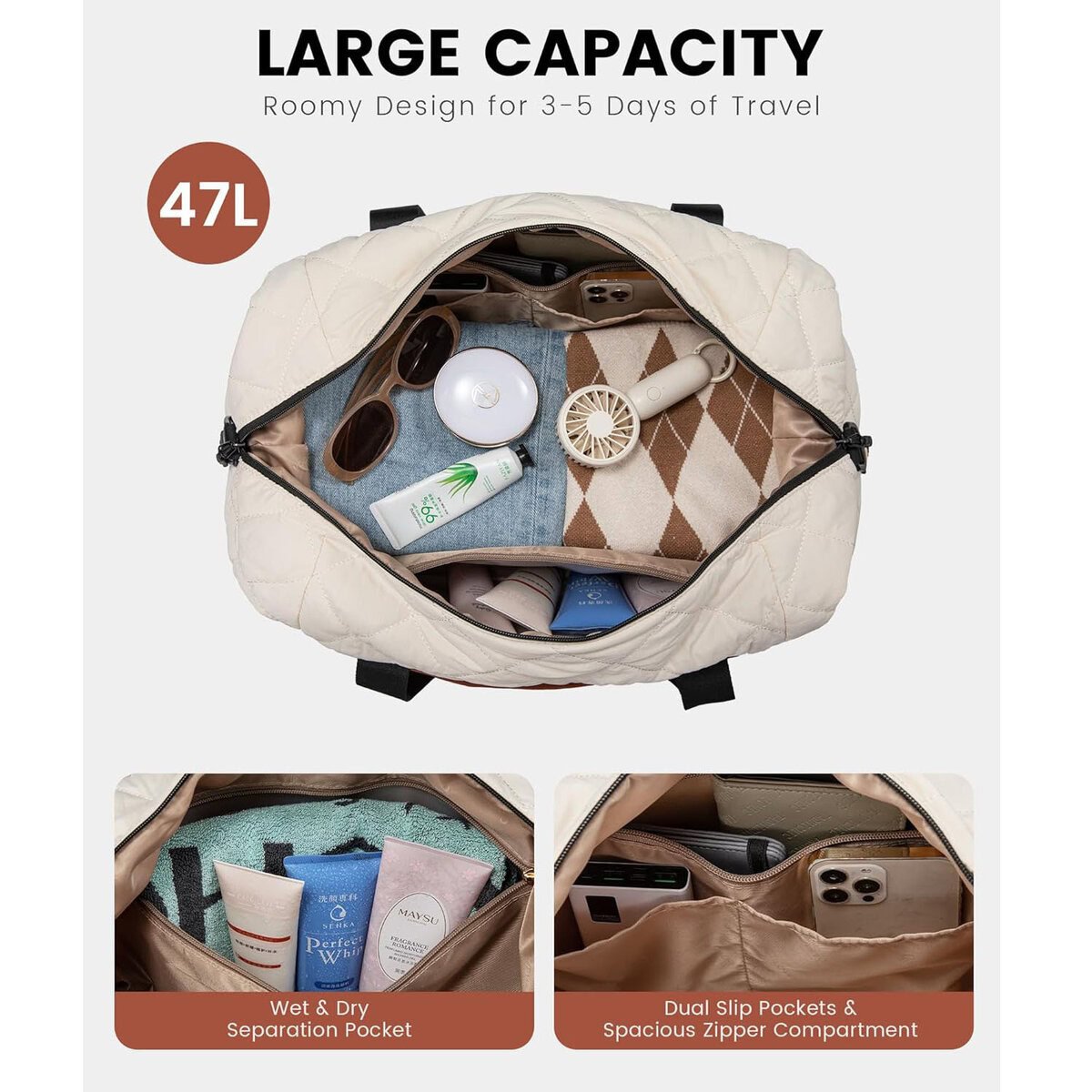 Redefine Mom's On-The-Go: The Ultimate Wholesale Double Layer Diaper Bag (2025 Innovations) 3 structure 2
