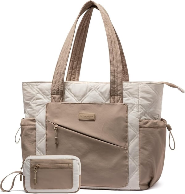 Custom Patchwork Maternity Diaper Bag Model From LOVEVOOK 5 Custom Patchwork Maternity Diaper Bag Model From LOVEVOOK - Image 4