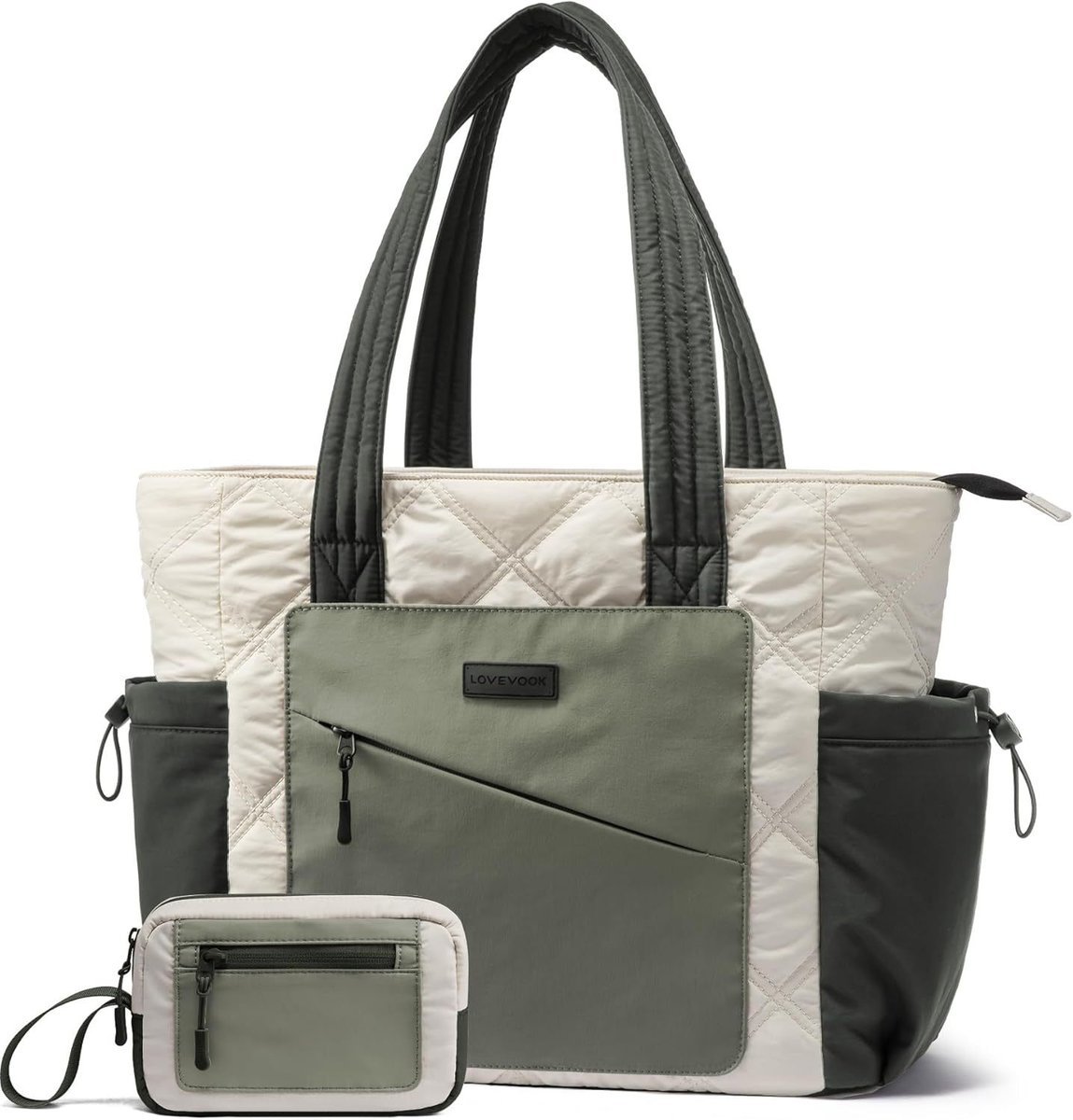 Custom Patchwork Maternity Diaper Bag Model From LOVEVOOK 4 Custom Patchwork Maternity Diaper Bag Model From LOVEVOOK - Image 3