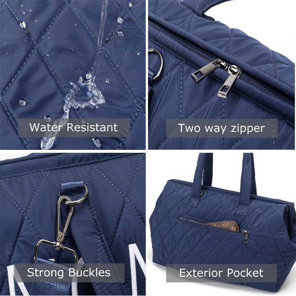 Wholesale Light colored Diaper Bag 5PCS Embroidered Baby Bag - Image 5