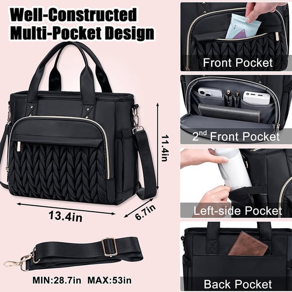 Wholesale Cooler Bag Quilted Lunch Bag for Picnic & Work - Image 6