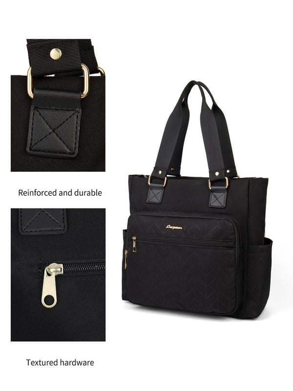 New LEQUEEN Brand Wholesale Parent Tote Bag Waterproof Nappy Bag - Image 4
