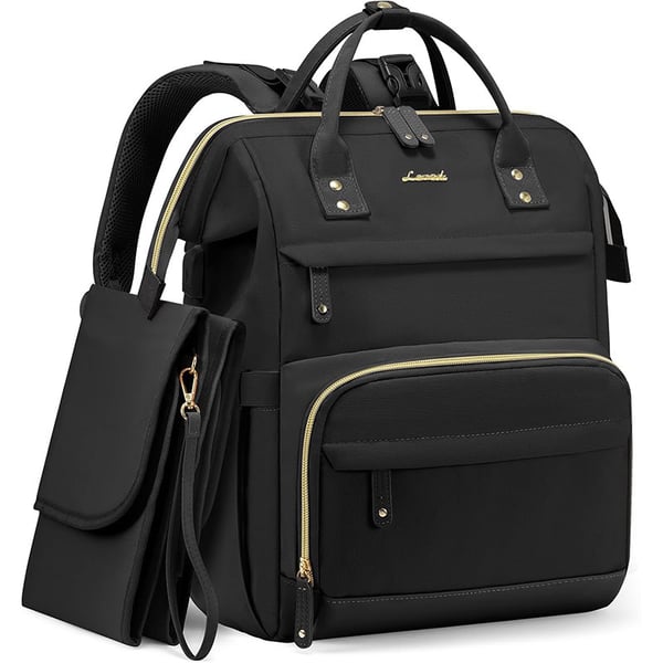 Customized Patchwork Diaper Bags Laptop Backpack for Moms - Image 4
