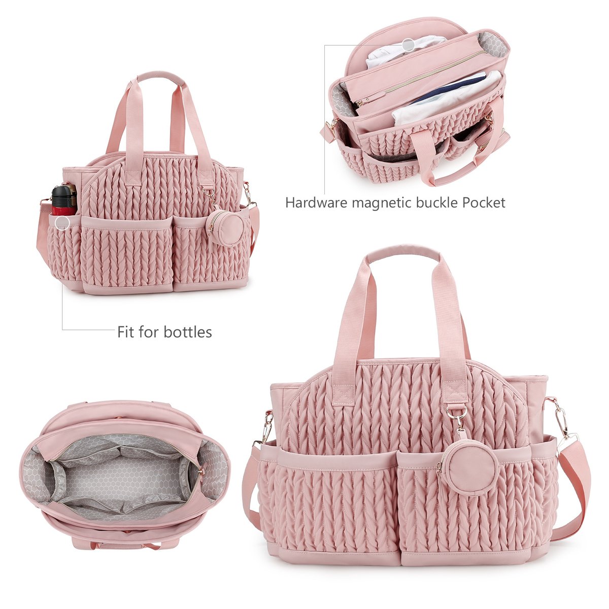 New Quilted Diaper Bag