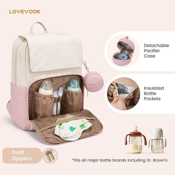 Custom Patchwork Backpack for Moms Model from LOVEVOOK - Image 10