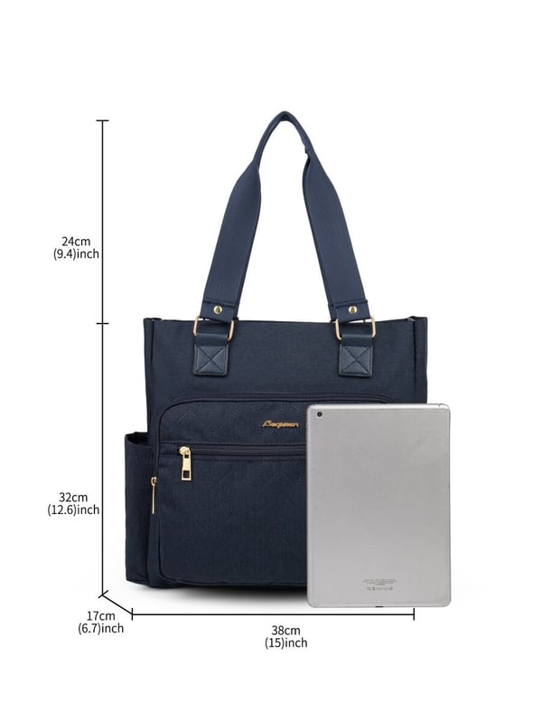 New LEQUEEN Brand Wholesale Parent Tote Bag Waterproof Nappy Bag - Image 8
