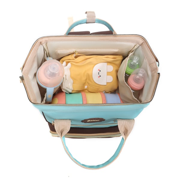Wholesale Cheap Colorful Diaper Bag Large Capacity Baby Bag Backpack - Image 8