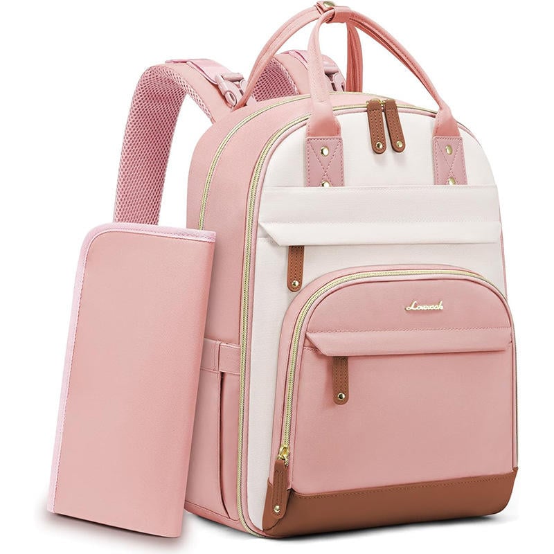 Customize patchwork diaper bags for dad Oxford dad nappy bag W changing pad 17 loptop diaper bag 5