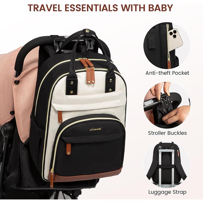 Customize patchwork diaper bags for dad Oxford dad nappy bag W changing pad 15 stroller diaper bag 3