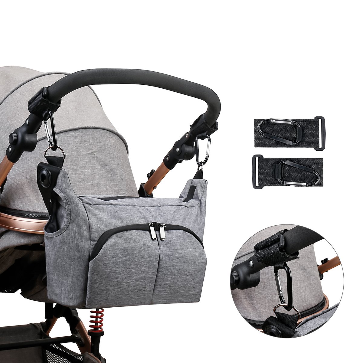 Ready To Ship Stroller Bag Crossbody Portable Stroller Organizer Bag for Baby 9 Ready To Ship Stroller Bag